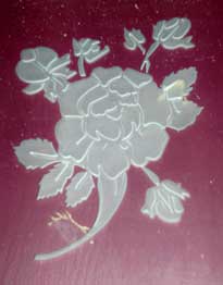 Multi-stage Sandblasted Glass